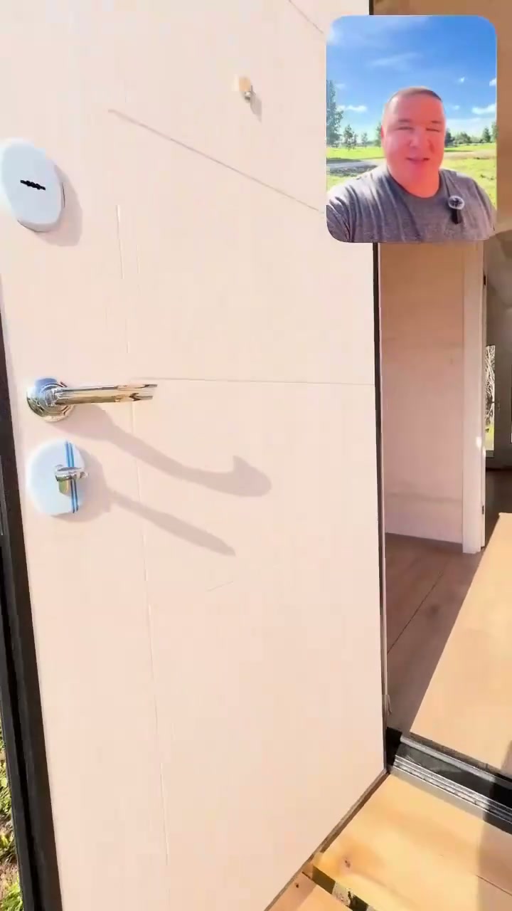 A first-person tour of a three-module home